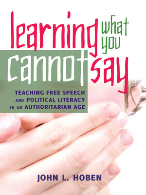 cover image of Learning What You Cannot Say